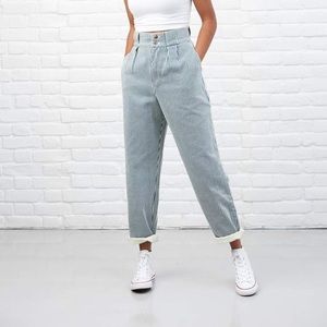 Lucy & Yak Blue Stripe Addison Pants